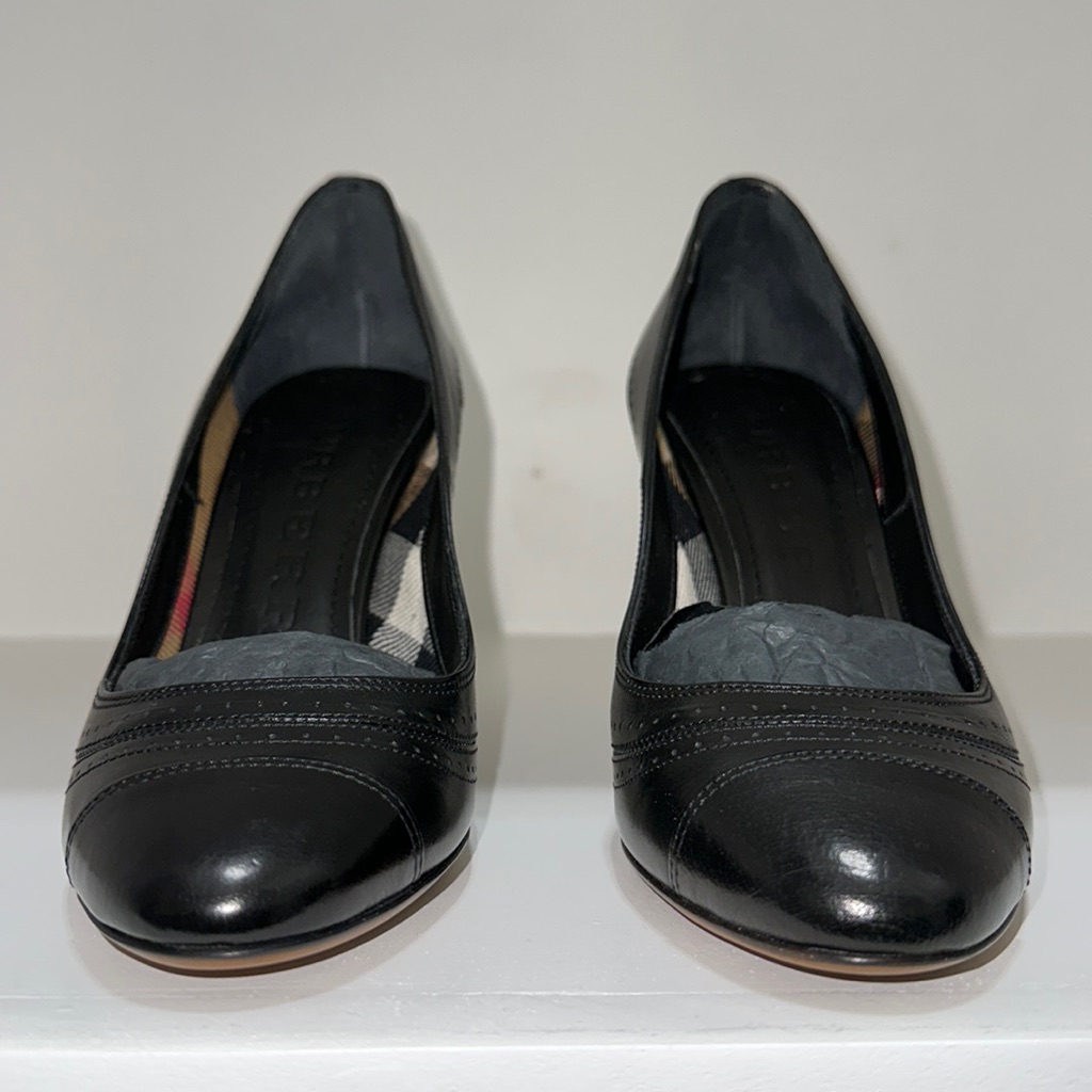 Burberry Bridle Leather Stawell 100 Pump